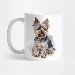 Yorkshire Terrier Watercolor Style Mug